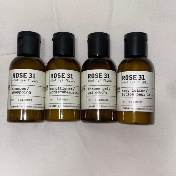 Le Labo Other - Le Labo Rose 31 Shampoo Conditioner Shower Gel Travel Size 1.4 oz NEW